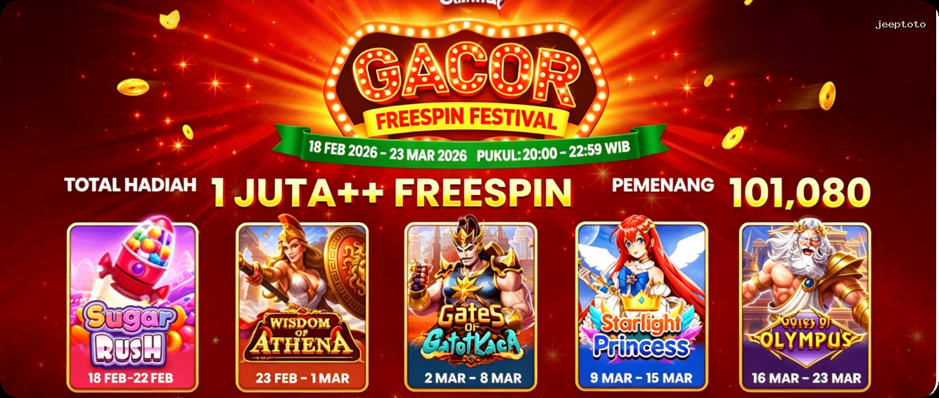 Login jeeptoto Sekarang Bonus Melimpah